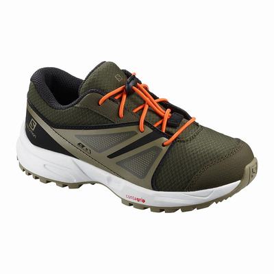 Dětské Trailová Obuv Salomon SENSE CLIMASALOMON™ WATERPROOF Černé SA80647-647
